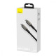 Кабель Baseus Tungsten Gold Fast Charging Type-C to Type-C 100W (1m) blue