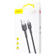 Кабель Baseus Cafule Type-C Cable 2A (3m) gray/black