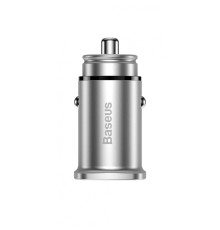 АЗП Baseus Square Metal PD 3.0 QC 4.0+ 30W USB + Type-C silver