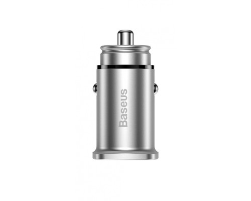 АЗП Baseus Square Metal PD 3.0 QC 4.0+ 30W USB + Type-C silver
