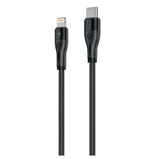 Кабель Proove Soft Silicone Type-C to Lightning 27W (2m) black 2003000247510 6901112426259