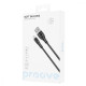 Кабель Proove Soft Silicone Micro USB 2.4A (1m) black