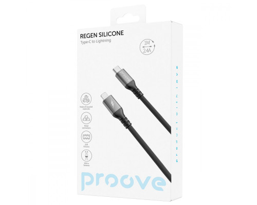 Кабель Proove ReGen Silicone Type-C to Lightning 27W (1m) white 2003000244342 69011156507005