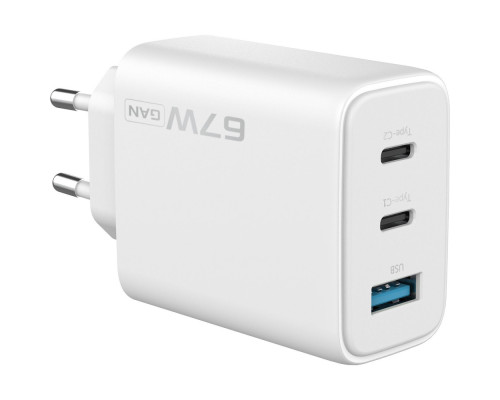 МЗП Proove Silicone Power 2 67W (2*Type-C+USB) black 2003000320121 6901112112886