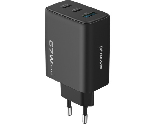 МЗП Proove Silicone Power 2 67W (2*Type-C+USB) black 2003000320121 6901112112886