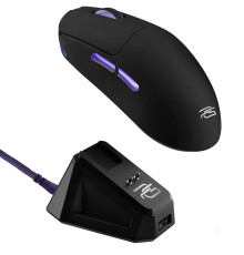 Бездротова ігрова миша Proove Gaming Superfight Wireless with charging dock black/purple 2003000318067 6901117795374