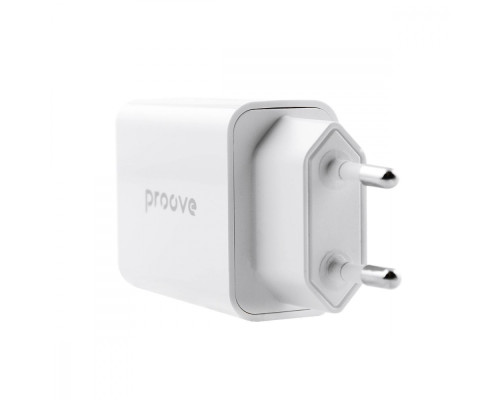 МЗП Proove Rapid 20W (Type-C + USB) white