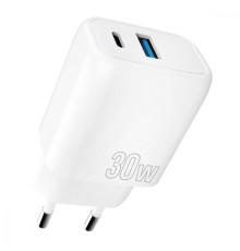 МЗП Proove Silicone Power Plus 30W (Type-C + USB) white