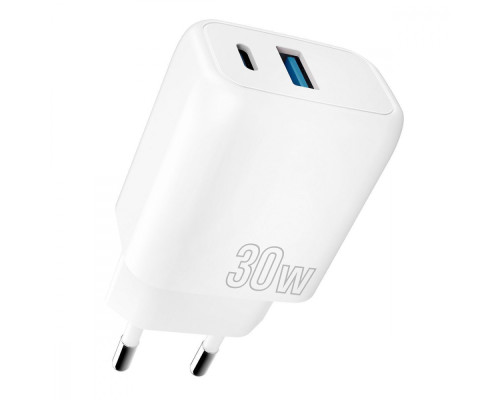 МЗП Proove Silicone Power Plus 30W (Type-C + USB) white