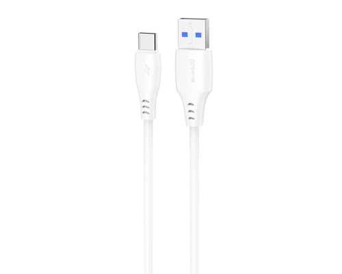 Кабель Proove Simple Silicone USB to Type-C 3A (1m) white 2003000244106 6901114051893