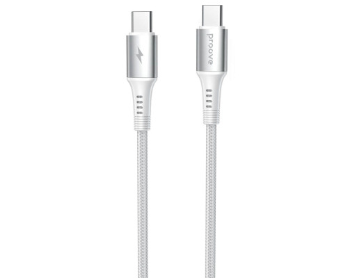 Кабель Proove WireX Type-C to Type-C 60W (1m) white 2003000248364 6901115662142