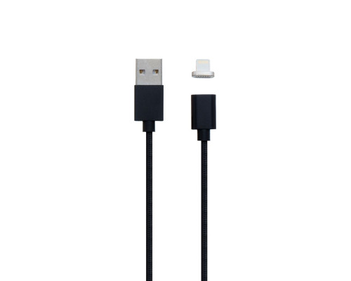 Кабель USB Cable Magnetic Clip-On Lightning Колір Чорний 2000000549538