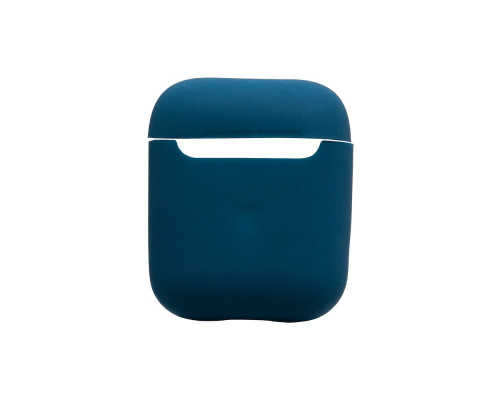 Футляр для навушників AirPods 1/2 Slim Колір Delf blue