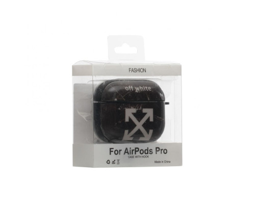 Футляр для навушників Airpods Pro Glossy Brand Колір 05, Sup black