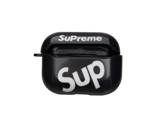 Футляр для навушників Airpods Pro Glossy Brand Колір 05, Sup black 2020000141525