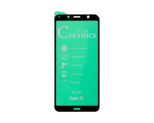 Захисне скло Film Ceramic for Xiaomi Redmi 7A без упаковки Колір Чорний 2020000144953