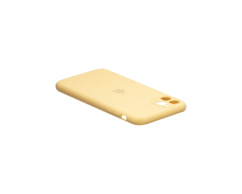 Чохол Silicone Case Full Size with Frame для iPhone 11 Pro Max Колір 67, Grepefruit