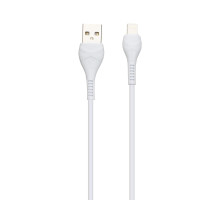 Кабель USB Hoco X37 Cool Power Charging Lightning Колір Бiлий 6931474710499