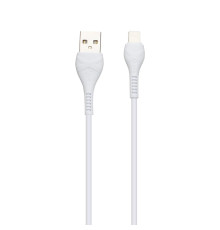 Кабель USB Hoco X37 Cool Power Charging Lightning Колір Бiлий 6931474710499