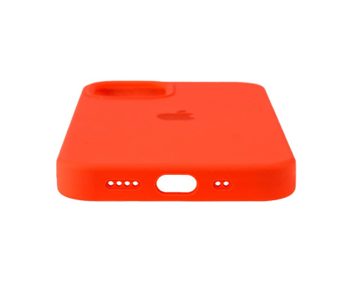 Чохол MagSafe Silicone Full Size Copy для iPhone 12 Mini Колір Red