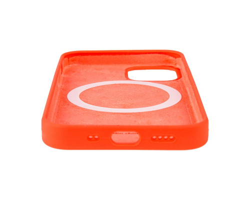 Чохол MagSafe Silicone Full Size Copy для iPhone 12 Mini Колір Red