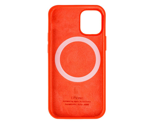 Чохол MagSafe Silicone Full Size Copy для iPhone 12 Mini Колір Red