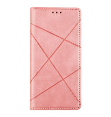 Чохол-книжка Business Leather для Samsung Galaxy S21 Колір Малиновий