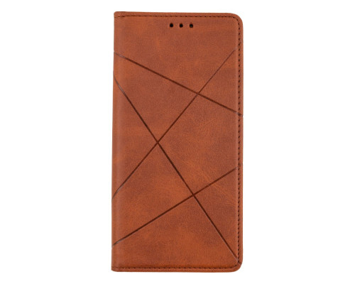 Чохол-книжка Business Leather для Samsung Galaxy S21 Колір Малиновий