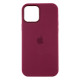 Чохол MagSafe Silicone Case Full Size для iPhone 12/12 Pro Колір Kumquat