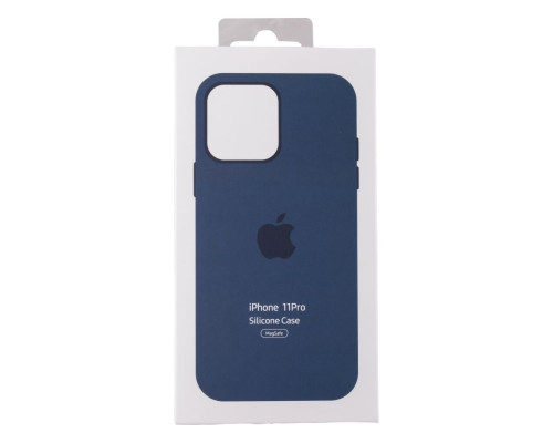 Чохол MagSafe Silicone Full Size Copy для iPhone 11 Pro Колір Navy Blue