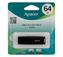 USB флеш-накопичувач Apacer AH336 64gb Колір Чорний