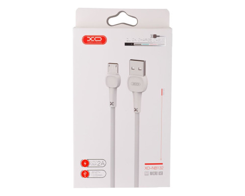 Кабель USB XO NB132 Micro Колір Бiлий