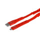 Кабель USB Hoco U78 Cotton Micro 2.4A 1.2m Колір Червоний 6931474721518