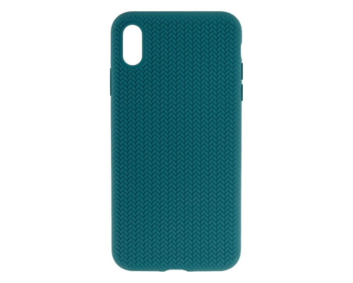 Чохол Silicone Knitted для iPhone Xs Max Copy Колір 4, Black