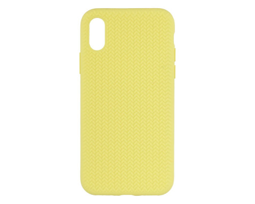 Чохол Silicone Knitted для iPhone X/Xs Copy Колір 10, Lime