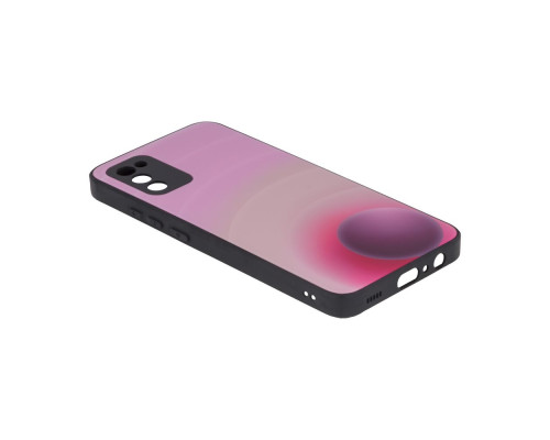 Чохол Glass TPU Prism Circles for Samsung Galaxy A02s Колір 1, Orange-Yellow