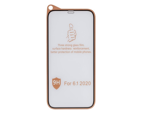 Захисне скло 9H Design for Apple iPhone 12/12 Pro Колір Чорний 2020000262527