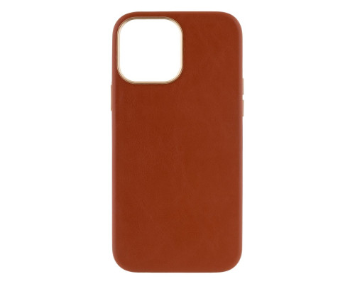 Чохол Leather Case Gold Buttons для iPhone 13 Pro Max Колір 2, Brown 2020000262848