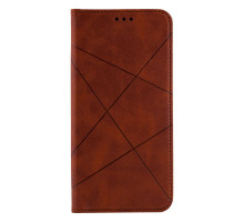 Чохол книжка Business Leather для Samsung Galaxy A03s (A037) Колір Brown 2020000266419