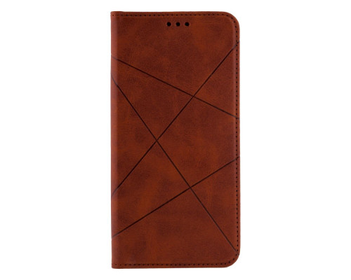 Чохол книжка Business Leather для Samsung Galaxy A03s (A037) Колір Brown 2020000266419