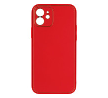 Чохол Leather Gold with Frame without Logo для iPhone 12 Колір 2, Red 2020000264552