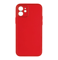 Чохол Leather Gold with Frame without Logo для iPhone 12 Колір Red 2020000264552