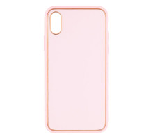 Чохол Leather Gold with Frame without Logo для iPhone X/Xs Колір 3, Pink 2020000265030