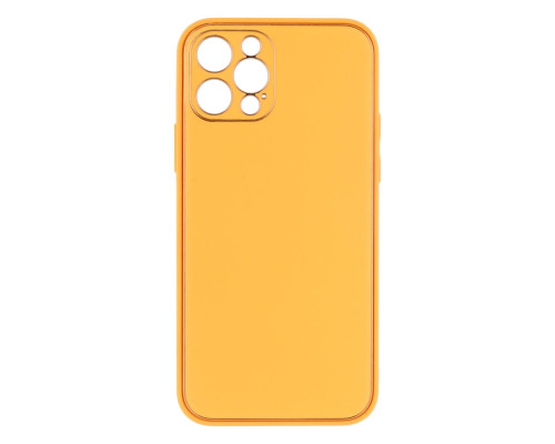 Чохол Leather Gold with Frame without Logo для iPhone 12 Pro Колір 12, Peach 2020000264347