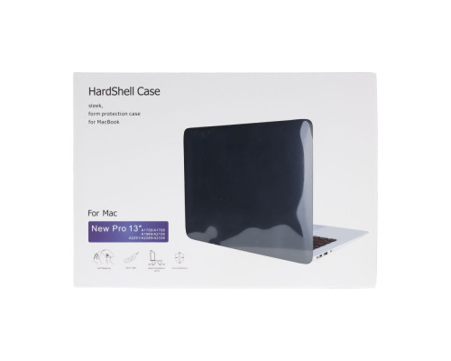 Чохол HardShell Case for MacBook 13.3 Pro (A1706/A1708/A1989/A2159/A2289/A2251/A2338) Колір Black