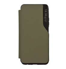 Чохол книжка Business Fabric для Samsung A22 4G Колір 8, Green 2020000280262