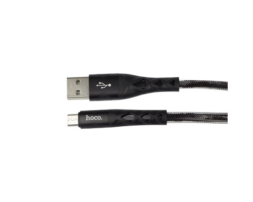 Кабель USB Hoco U105 Micro 1.2m Колір Чорний 6931474757609