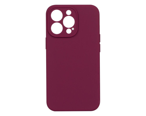 Чохол Silicone Case Full Camera no logo для iPhone 13 Pro Max Колір 63, Garnet 2020000289470