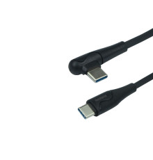 Кабель USB Remax RC-192a 60W 90° Type-C to Type-C Колір Чорний 6954851204015