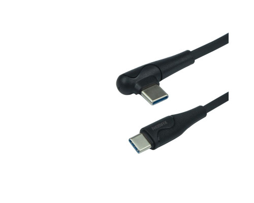 Кабель USB Remax RC-192a 60W 90° Type-C to Type-C Колір Чорний 6954851204015